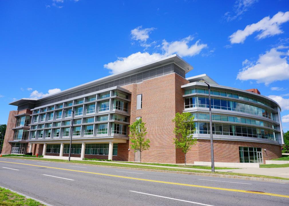 University of Massachusetts (UMASS) Amherst Campus landscape