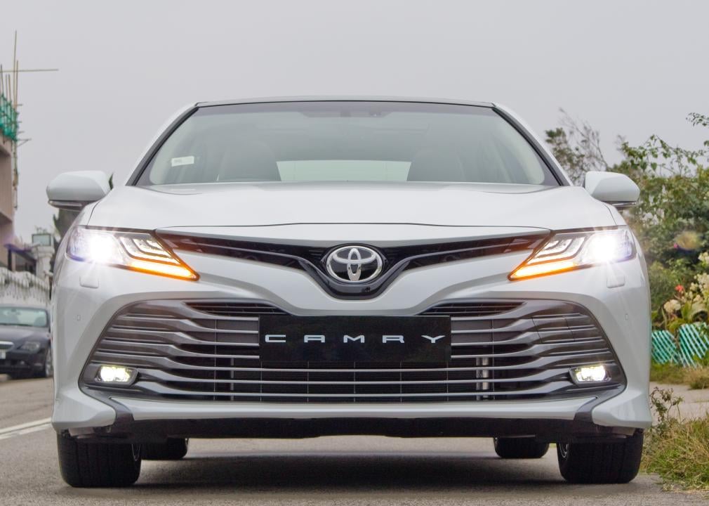Toyota Camry 2018 on the road.