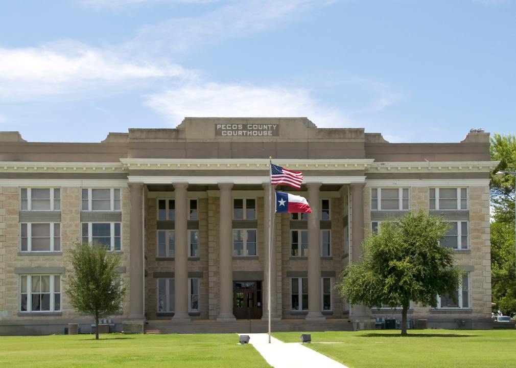 Pecos County Courthouse.