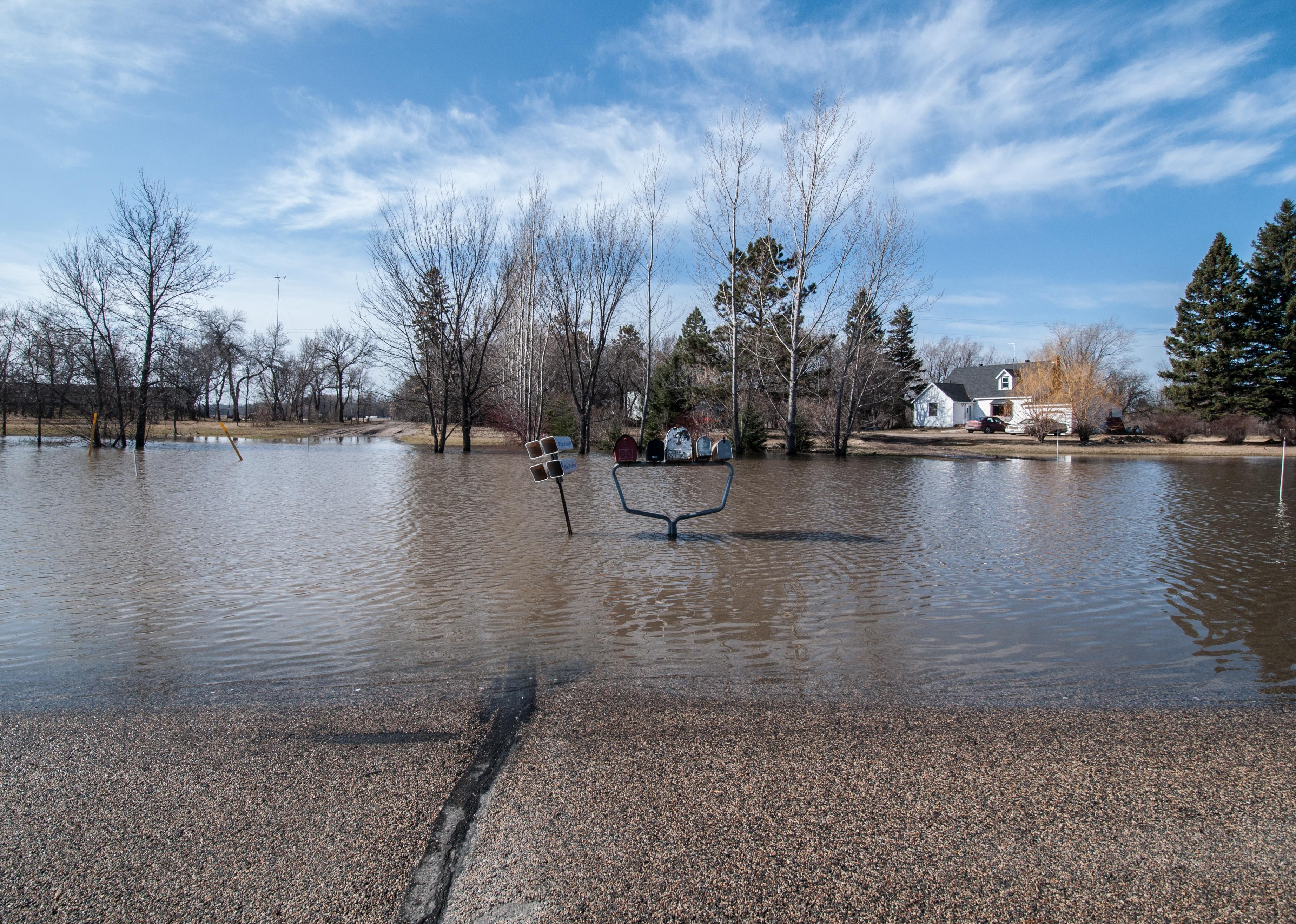 Flooding in North Dakota.