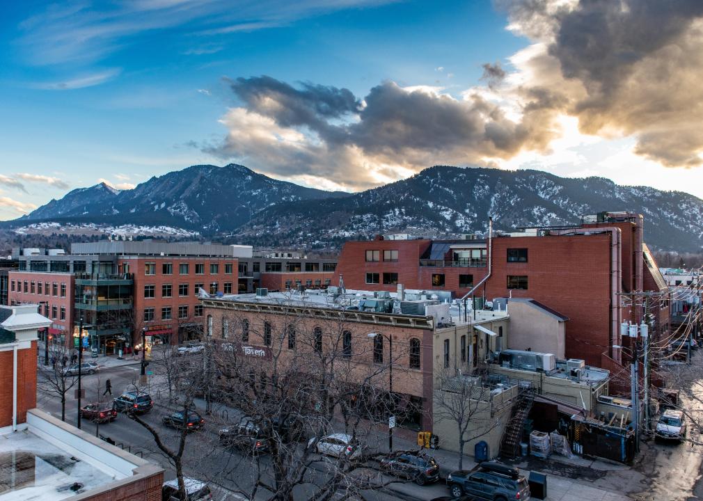 Aerial View Of Boulder, Colorado