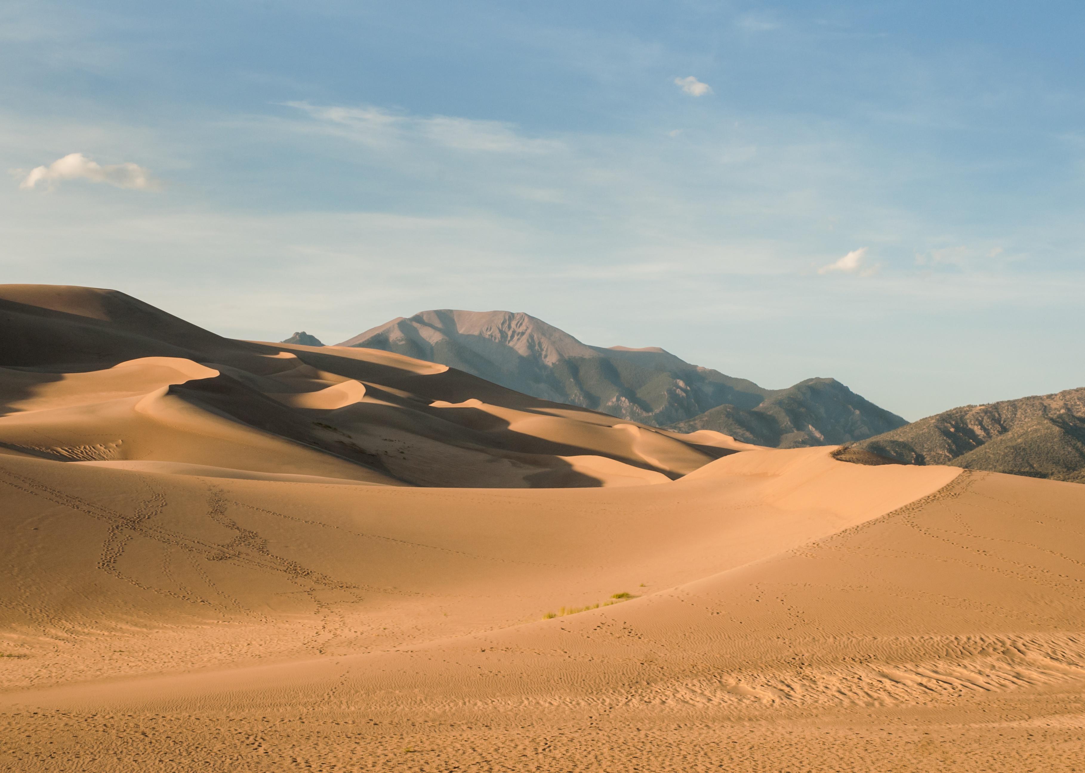 Late afternoon at The Great Sand Dunes National Park.