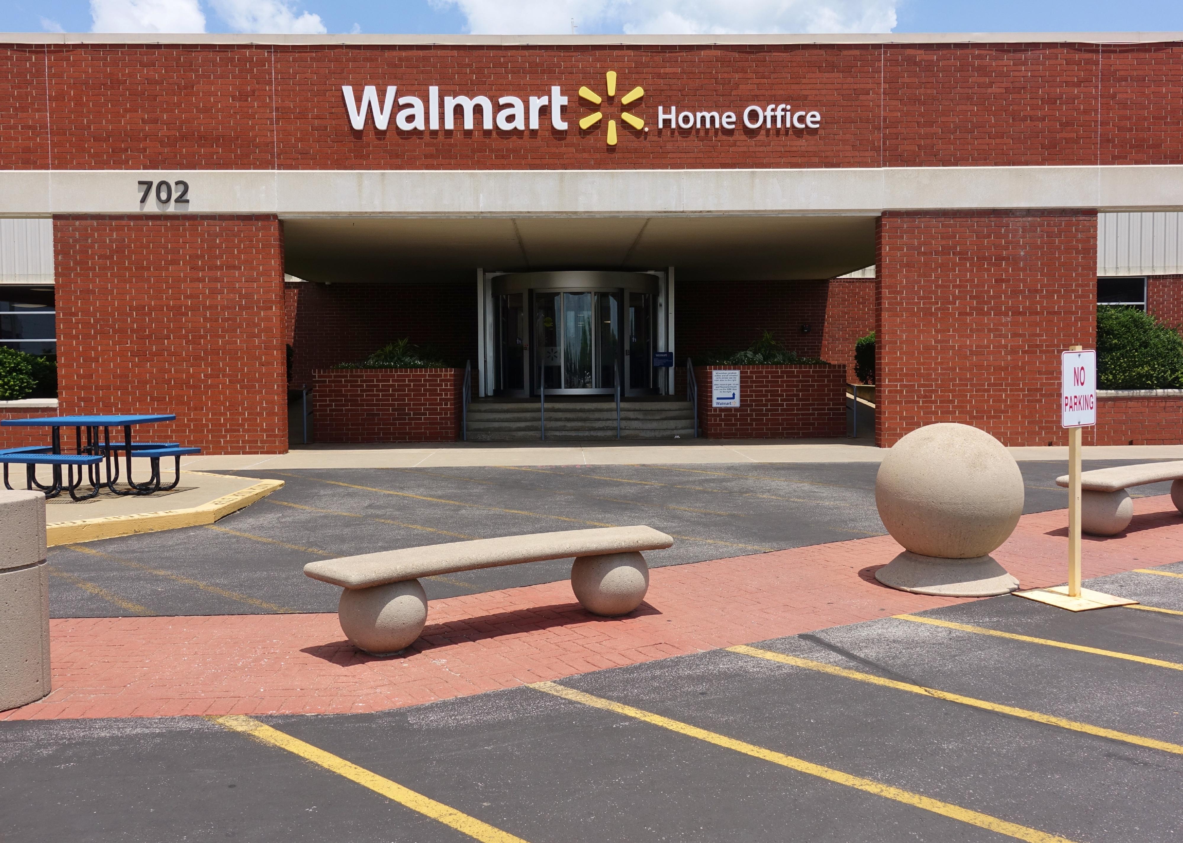 View of the Walmart Home Office corporate headquarters located in Bentonville, Arkansas.