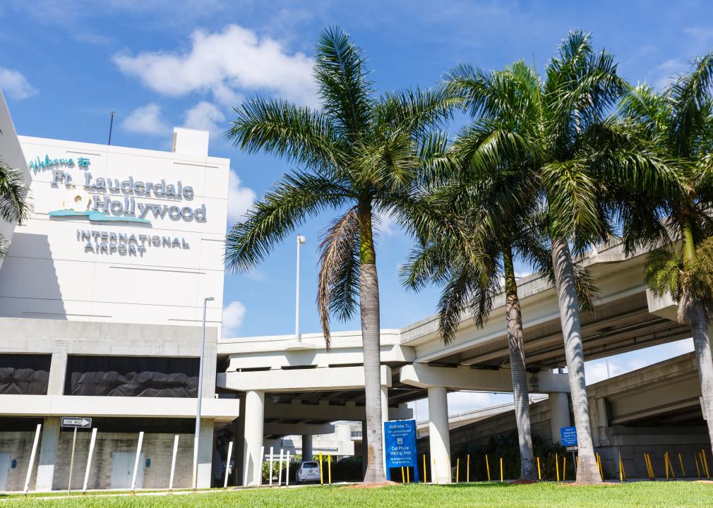 Logo of Fort Lauderdale airport (FLL) in Florida.