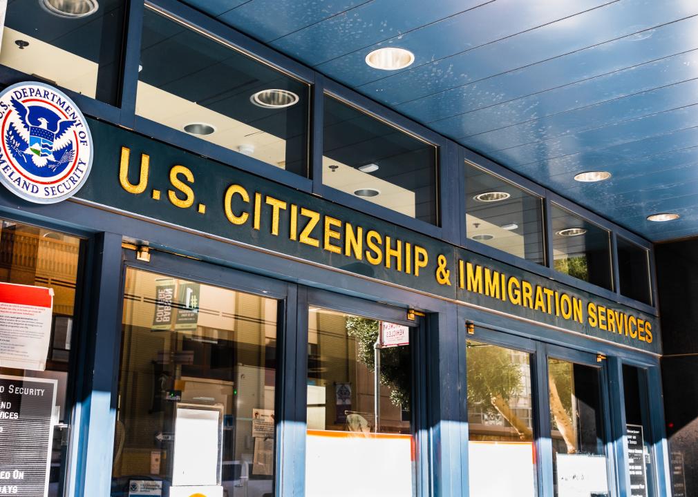 Citizenship and Immigration Services office in downtown San Francisco.