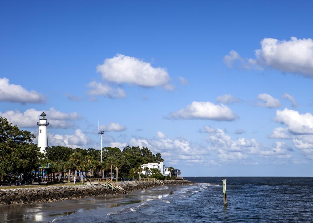 Lighthouse and park.