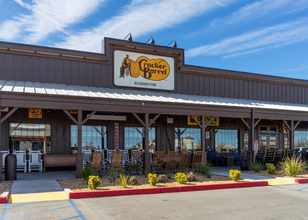 A Cracker Barrel restaurant.