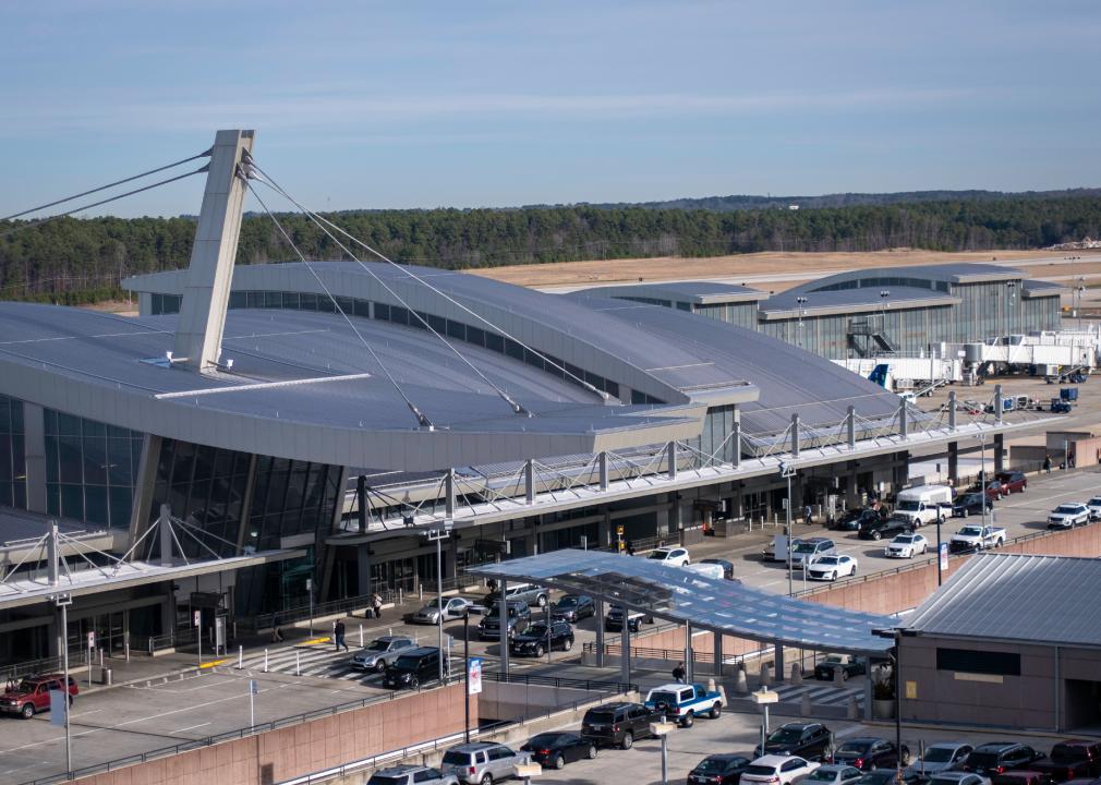 Terminal overview at Raleigh-Durham International Airport