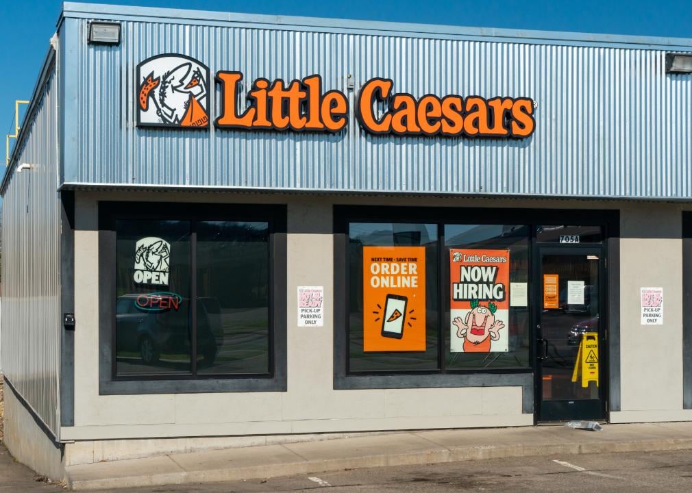 The front of a Little Caesars.