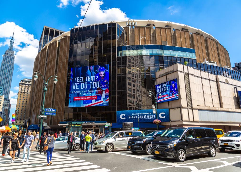 Madison Square Garden in New York City