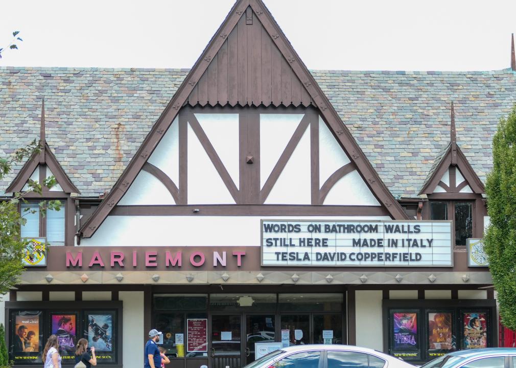 The historic Mariemont Theater.