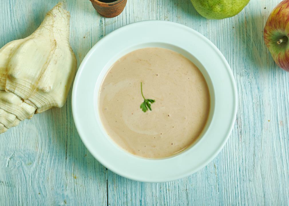 Comeback Sauce in a dish, top view.