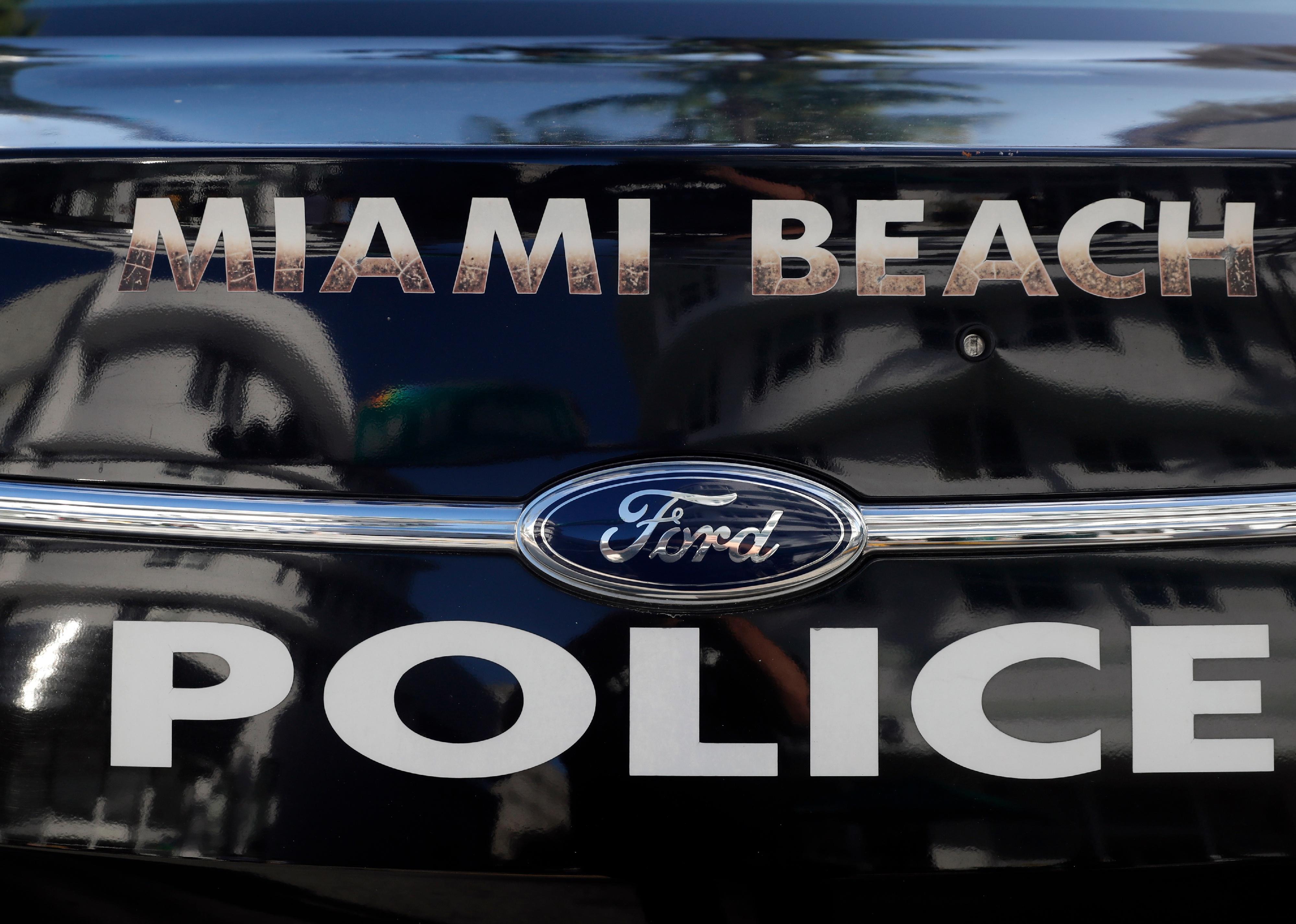Ford Crown Victoria of the Miami Beach Police Department.