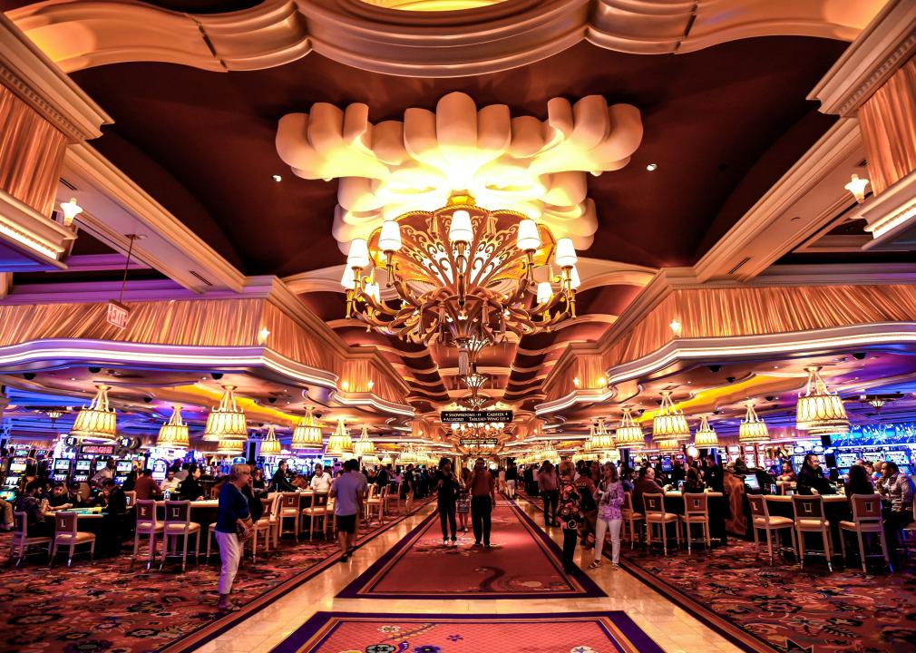 The casino floor of Wynn Las Vegas.