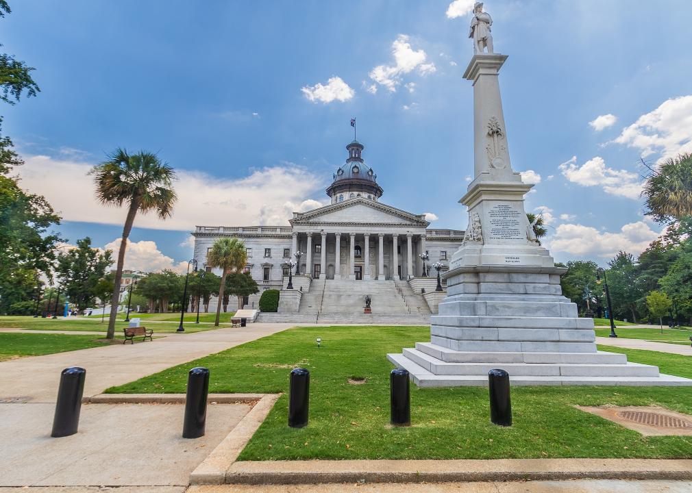 South Carolina State House at the University of South Carolina.