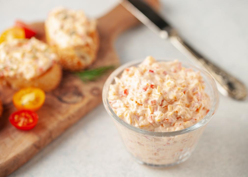 Homemade Pimento Cheese Spread.