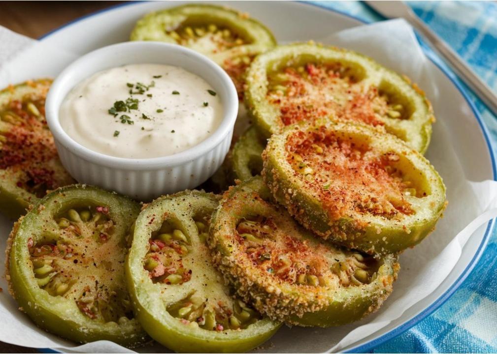 Fried Green Tomatoes in a bowl.