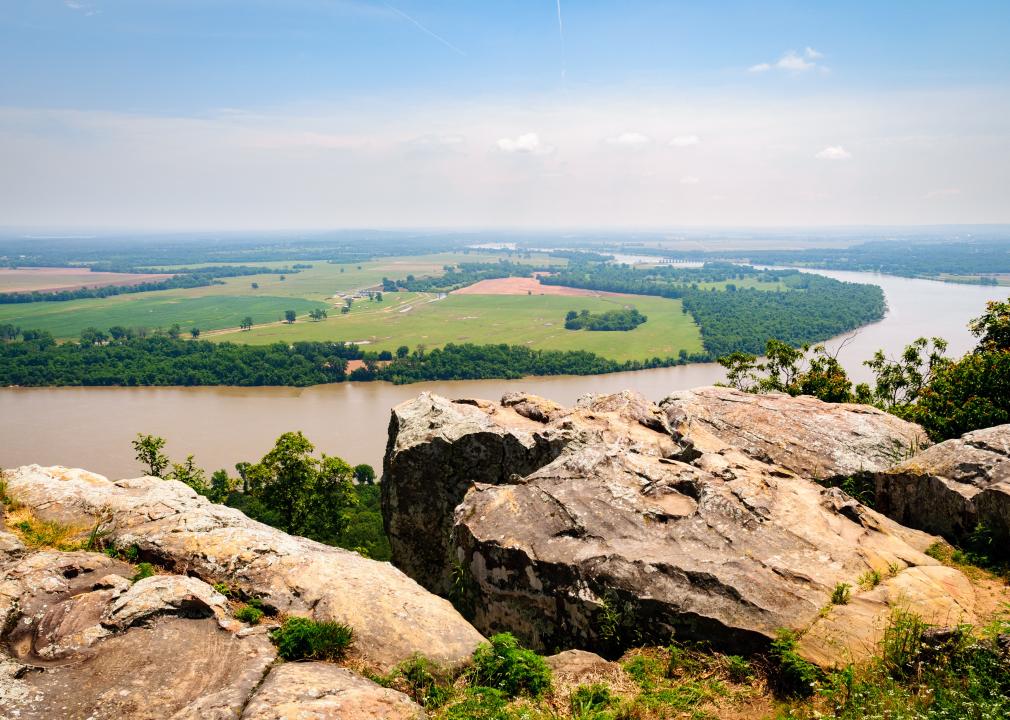 Bending River at Petit Jean State Park.