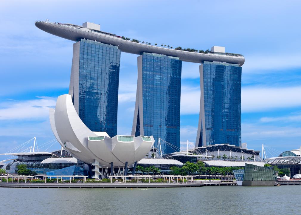 Marina Bay Sands hotel in Singapore