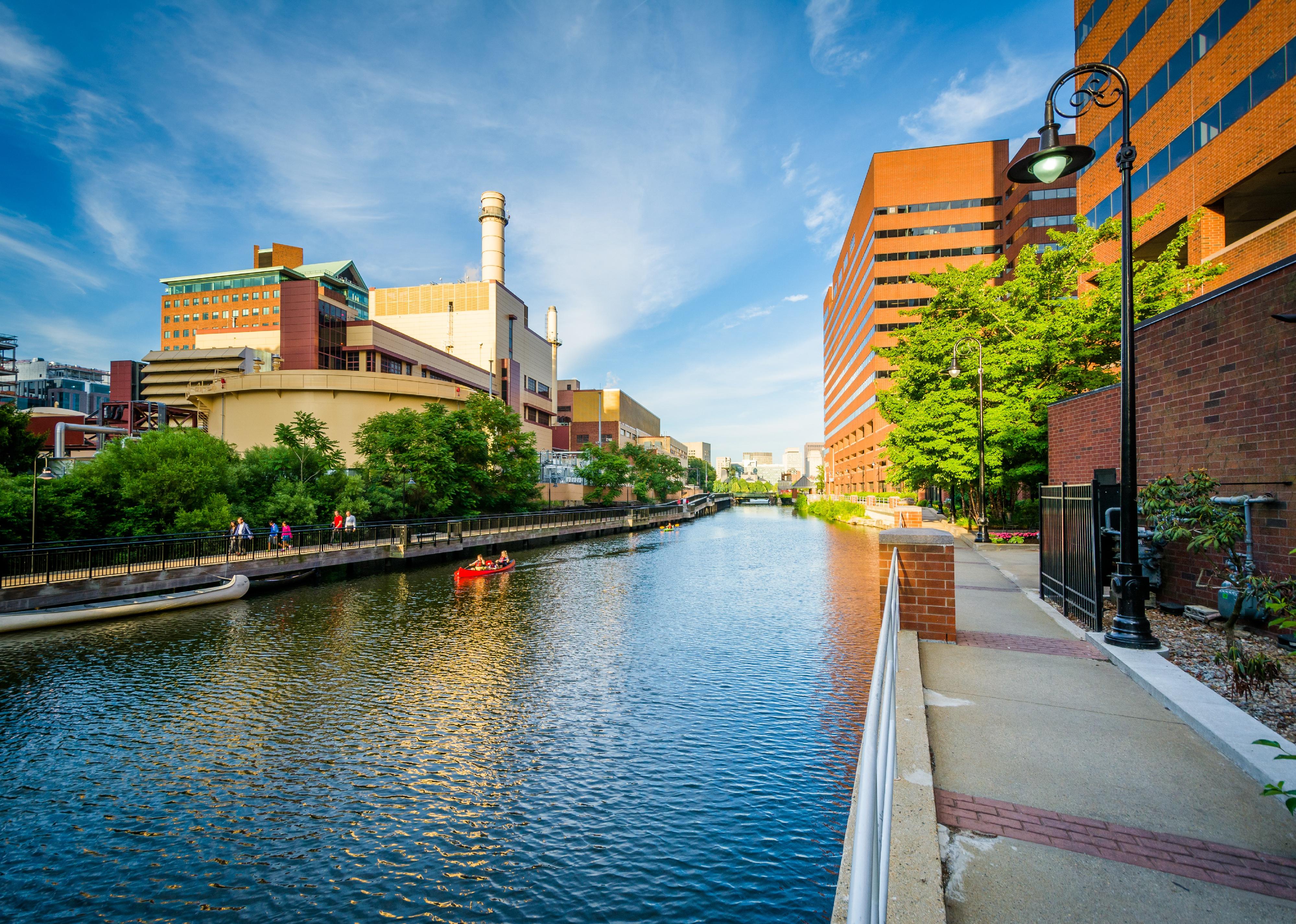 The Broad Canal in Cambridge, Massachusetts