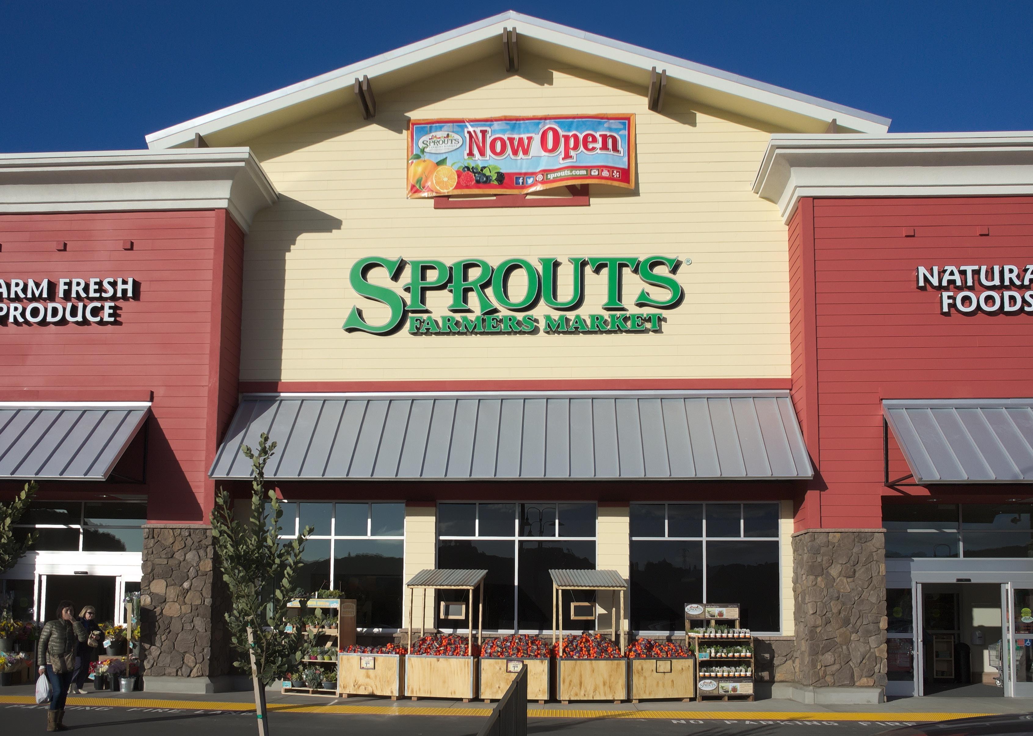 Sprouts Farmers Market storefront.