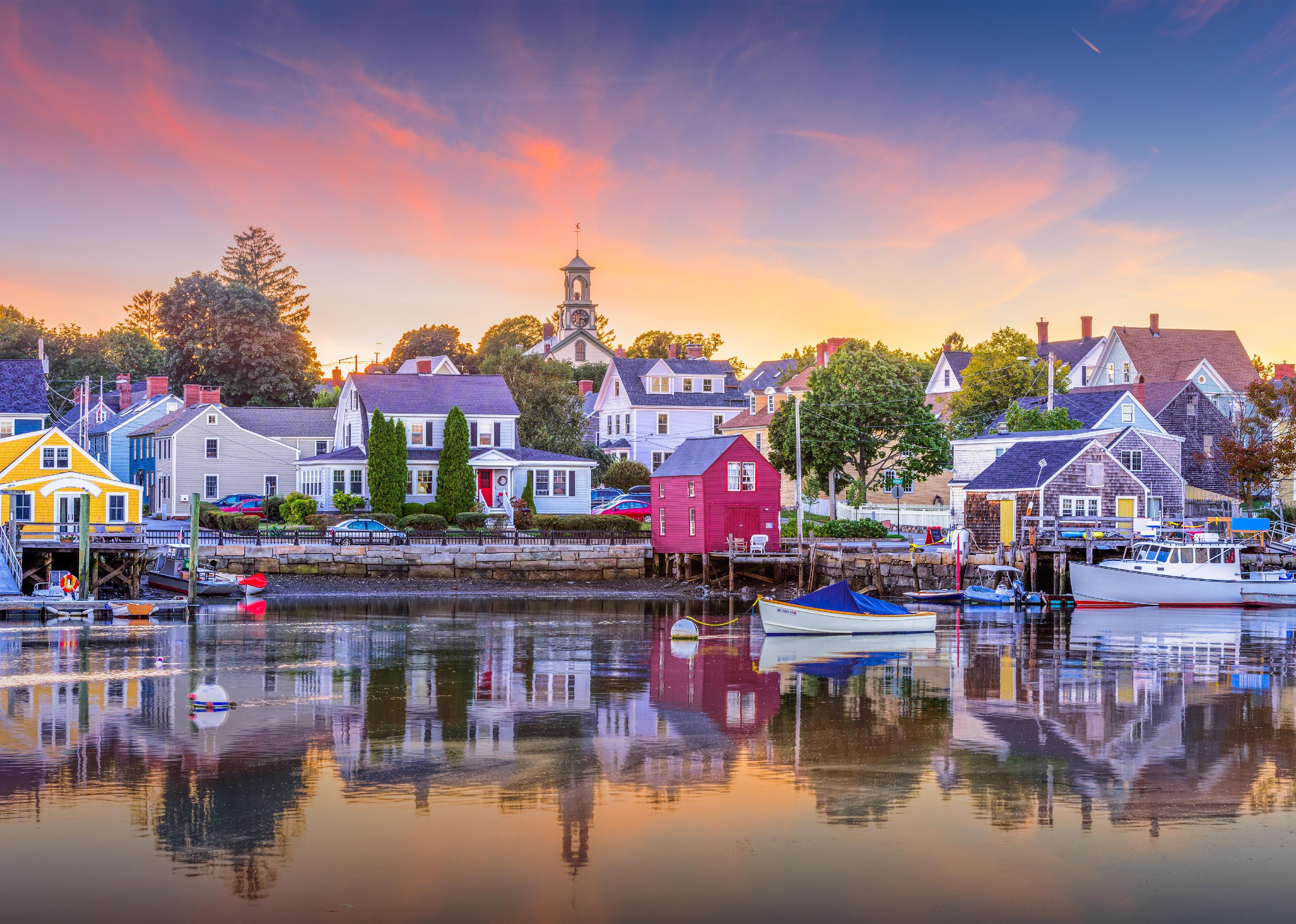 Portsmouth, New Hampshire townscape.