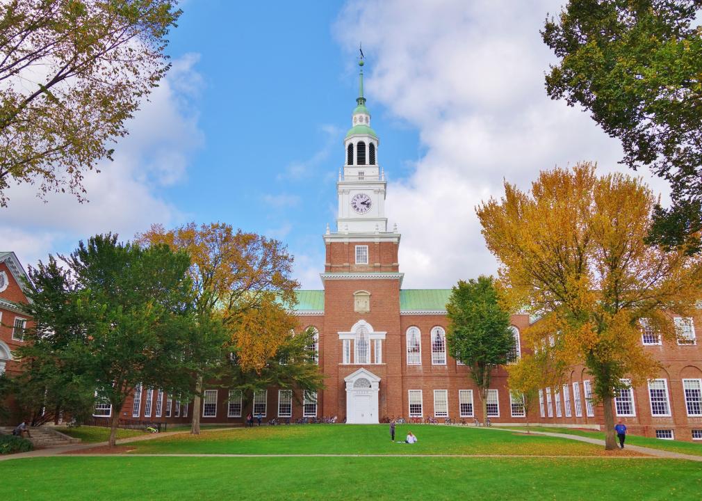 The Baker-Berry Library on the campus of Dartmouth College