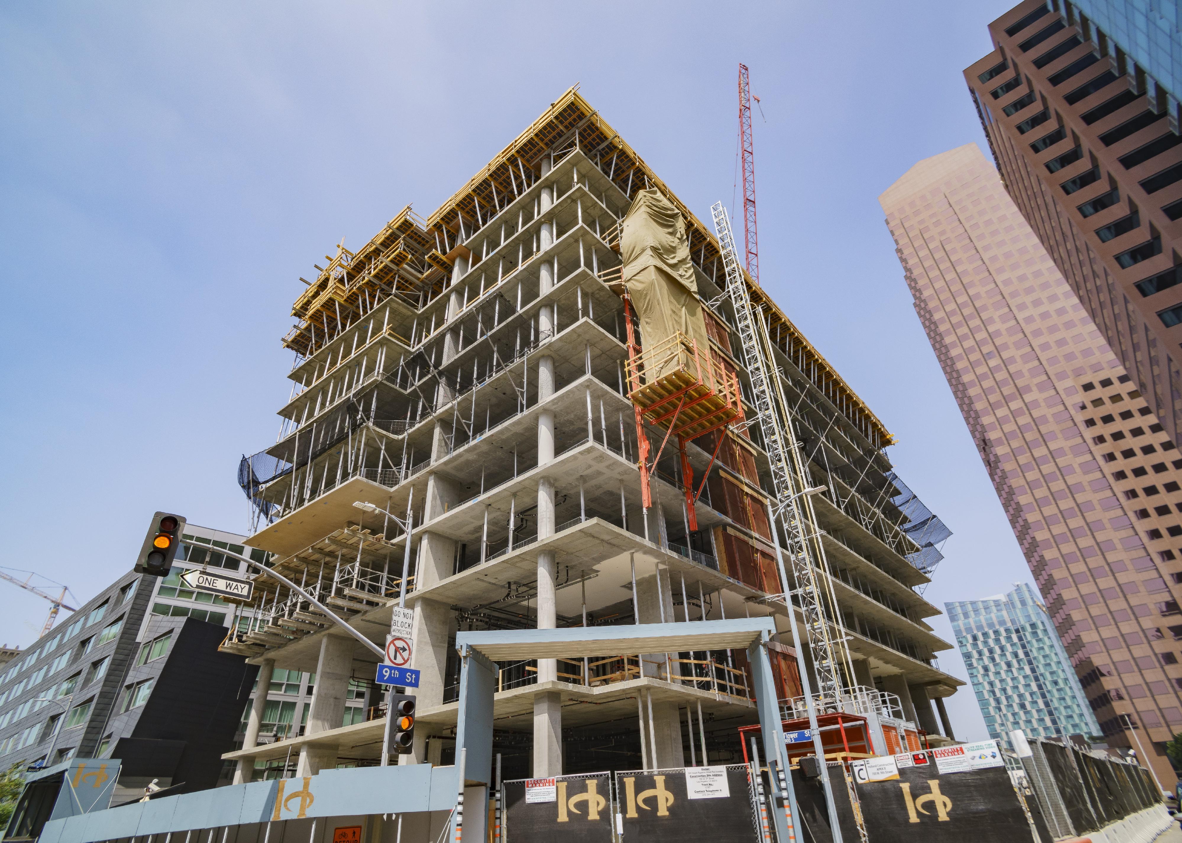 Construction site in Los Angeles.