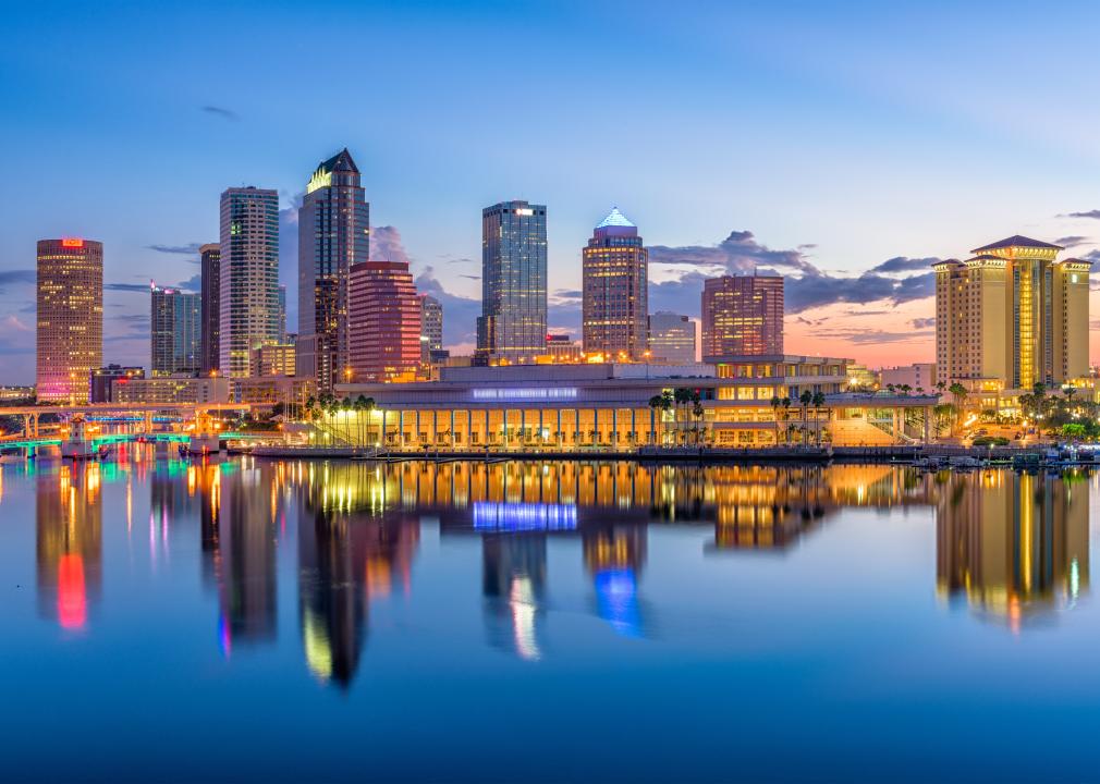 Tampa downtown skyline.