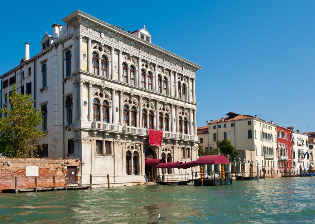 View of Casino di Venezia from the canal