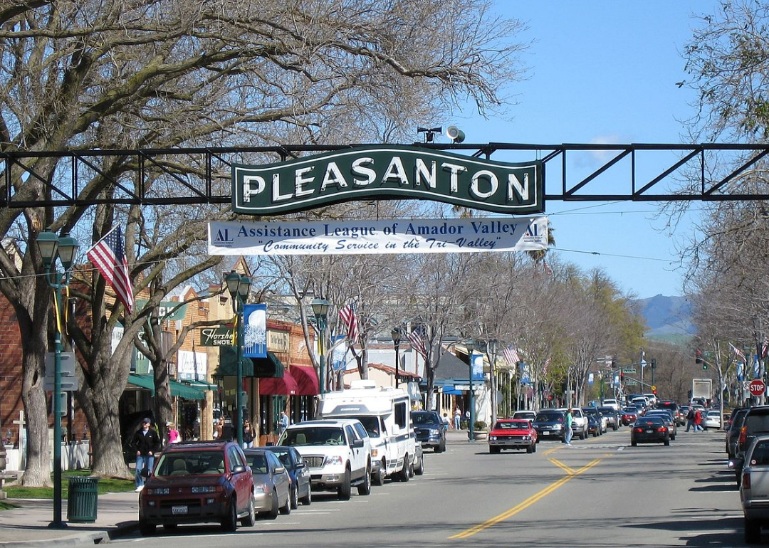 Downtown Pleasanton sign