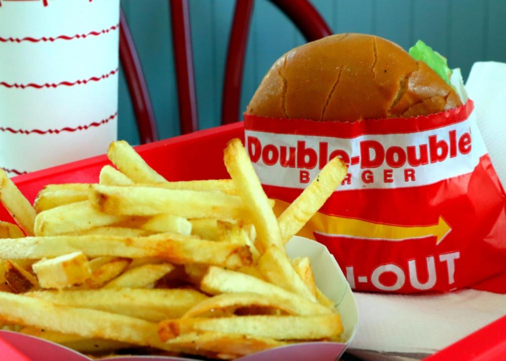 A double double from In-N-Out.