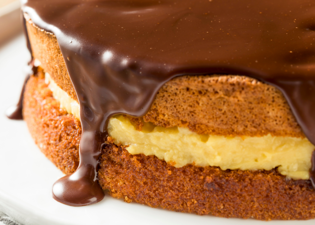 A Boston cream pie.