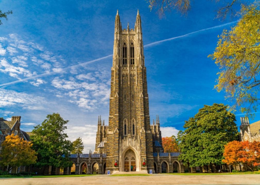 #27. Duke University The iconic chapel at Duke University.