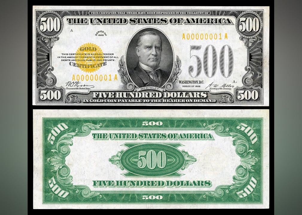Доллар новые и старые купюры. США 500 долларов 1934. 500 Долларов банкнота. 500 Долларовая купюра. 500 $ Долларов пятьсот США 1934.