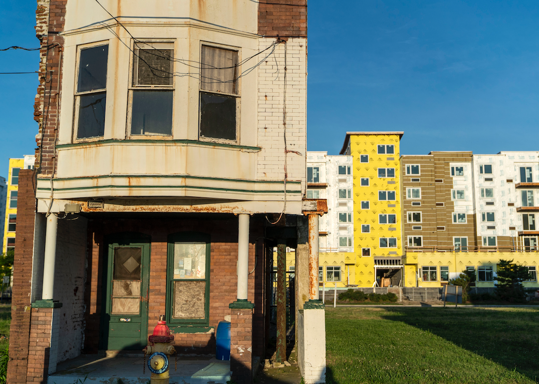 An abandoned house in Atlantic City.