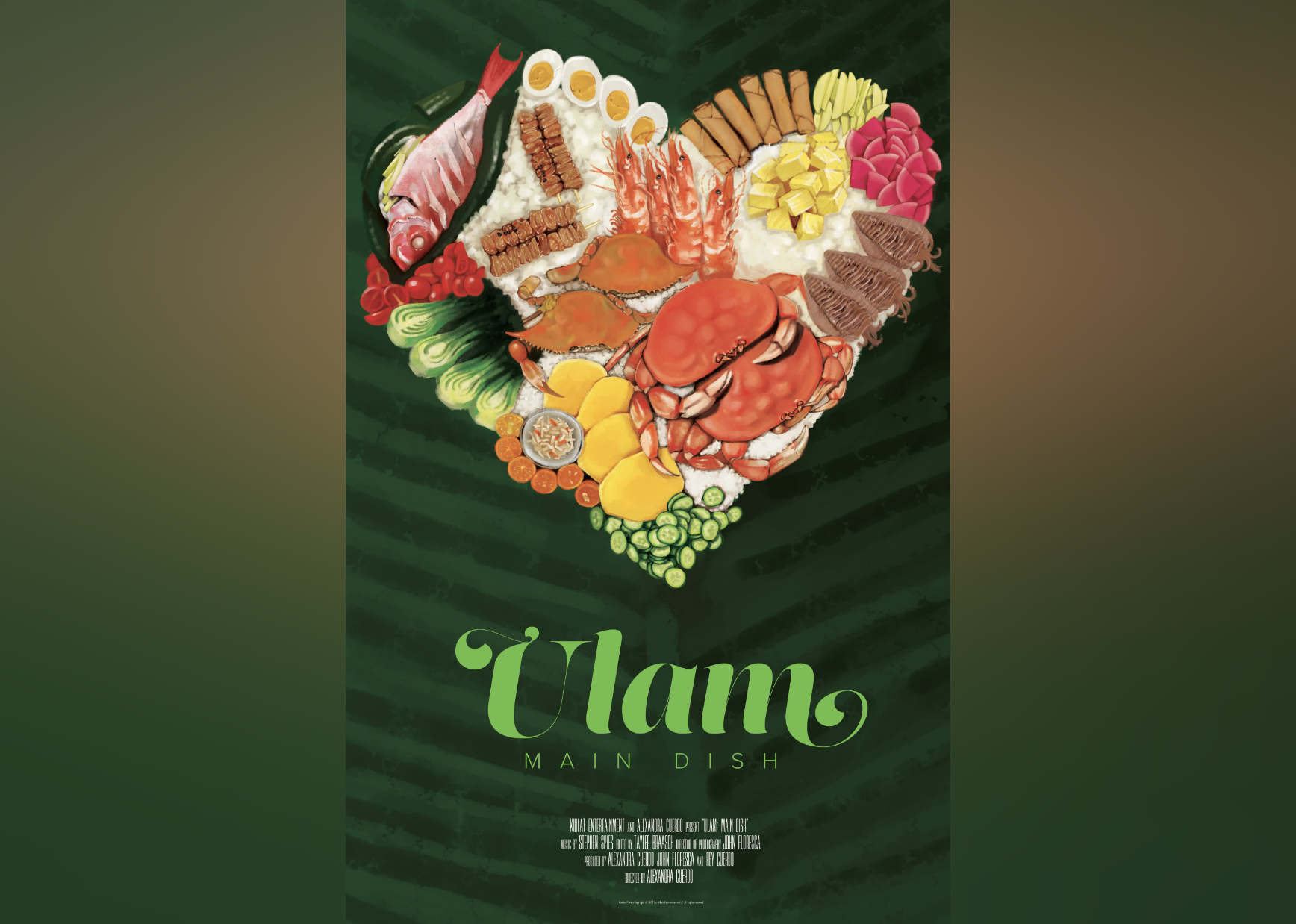 The artwork for the film "Ulam: Main Dish".