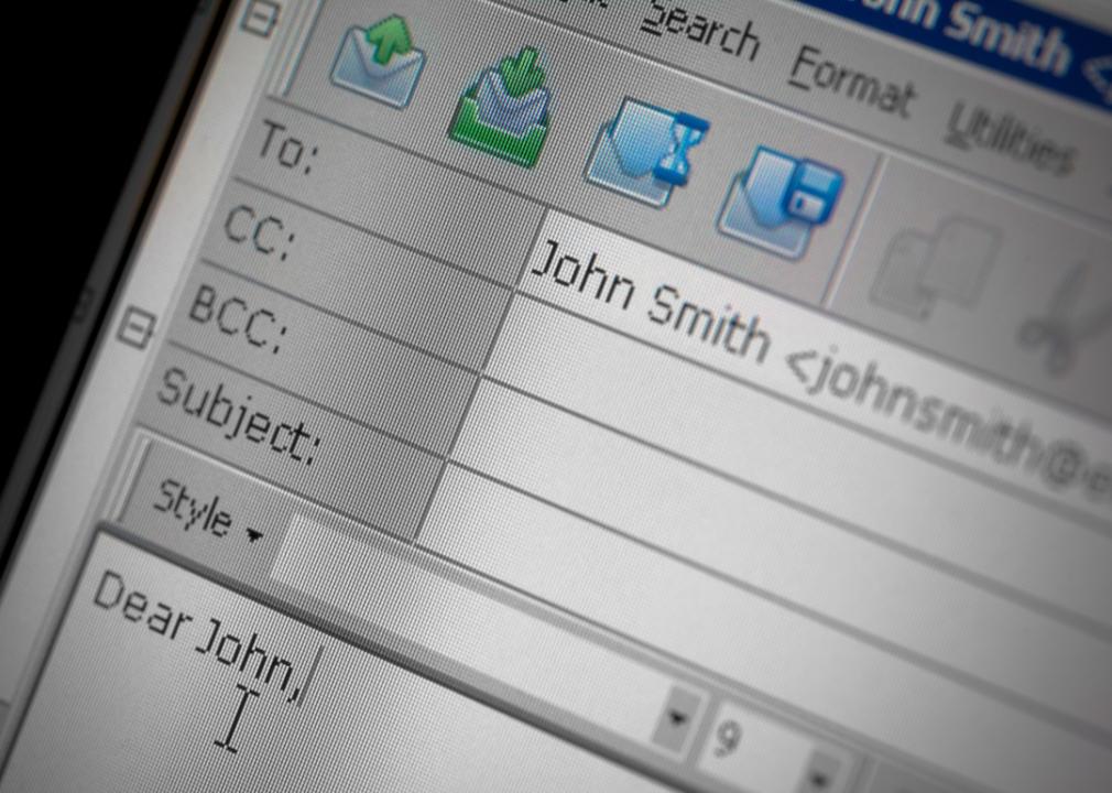 An email from a person named John Smith.