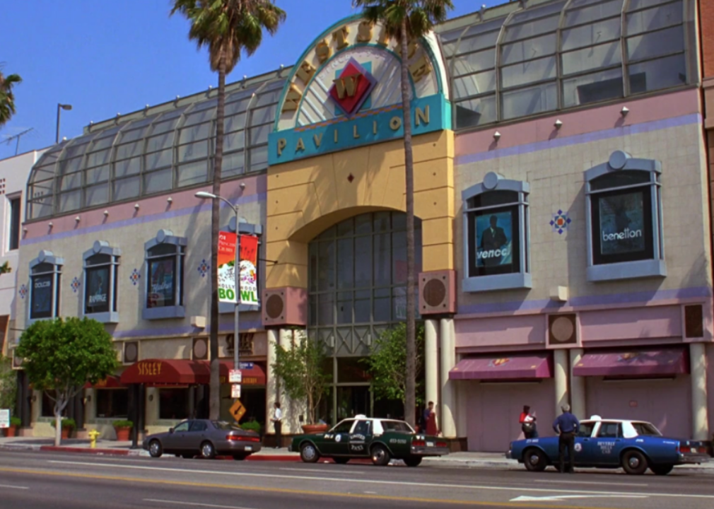 The Westside Pavilion where Cher Horowitz (Alicia Silverstone) shops in the movie Clueless