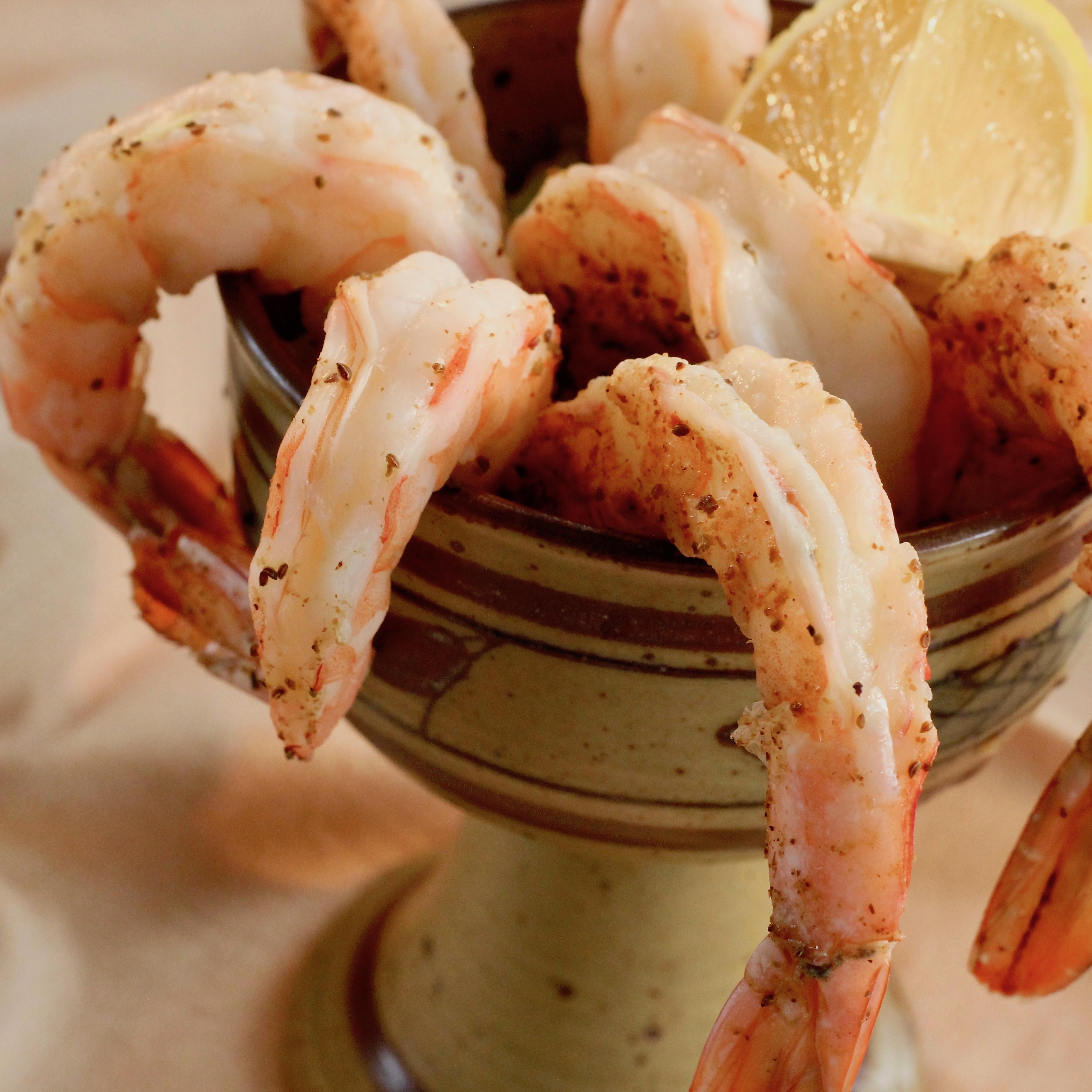Spicy Steamed Shrimp