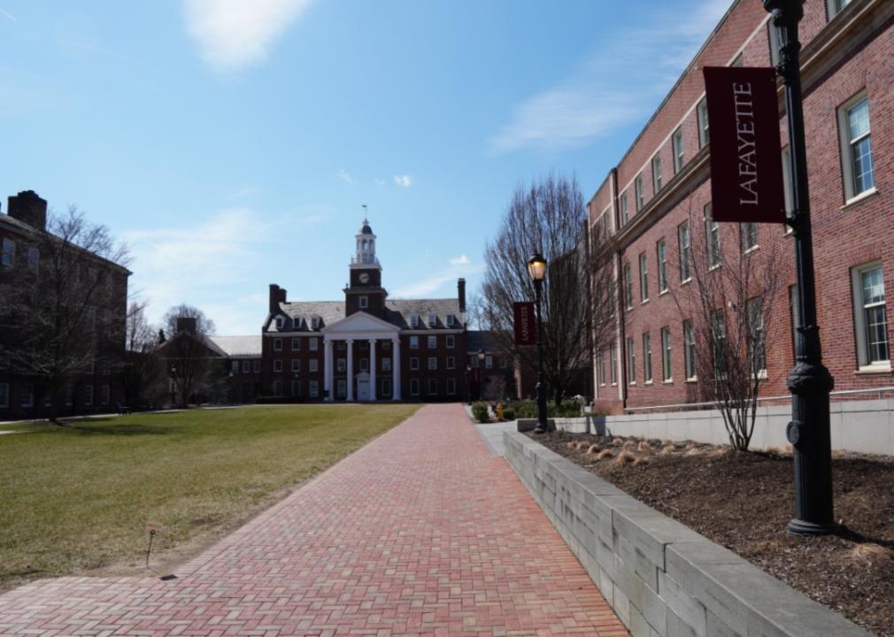 #36. Lafayette College Anderson Courtyard at Lafayette College.