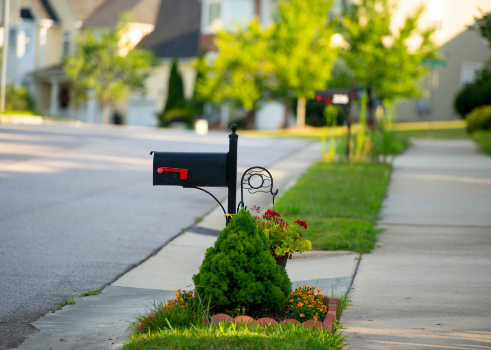 A mailbox.