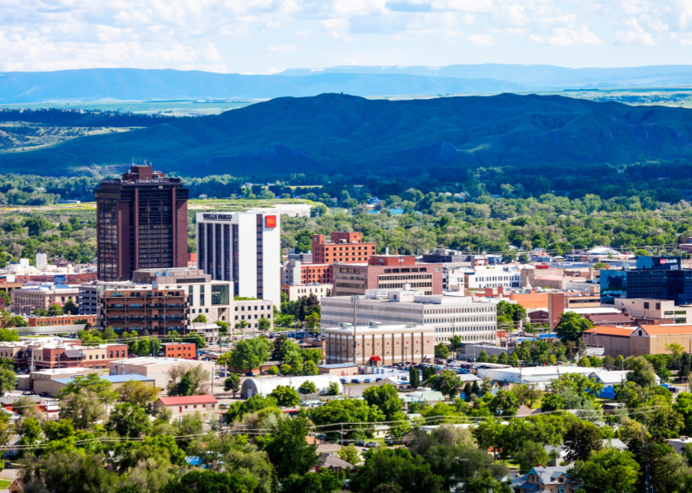 An aerial view of Billings.