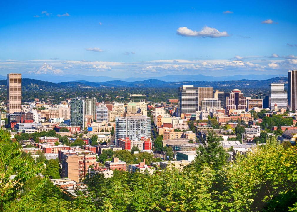 The Portland skyline.