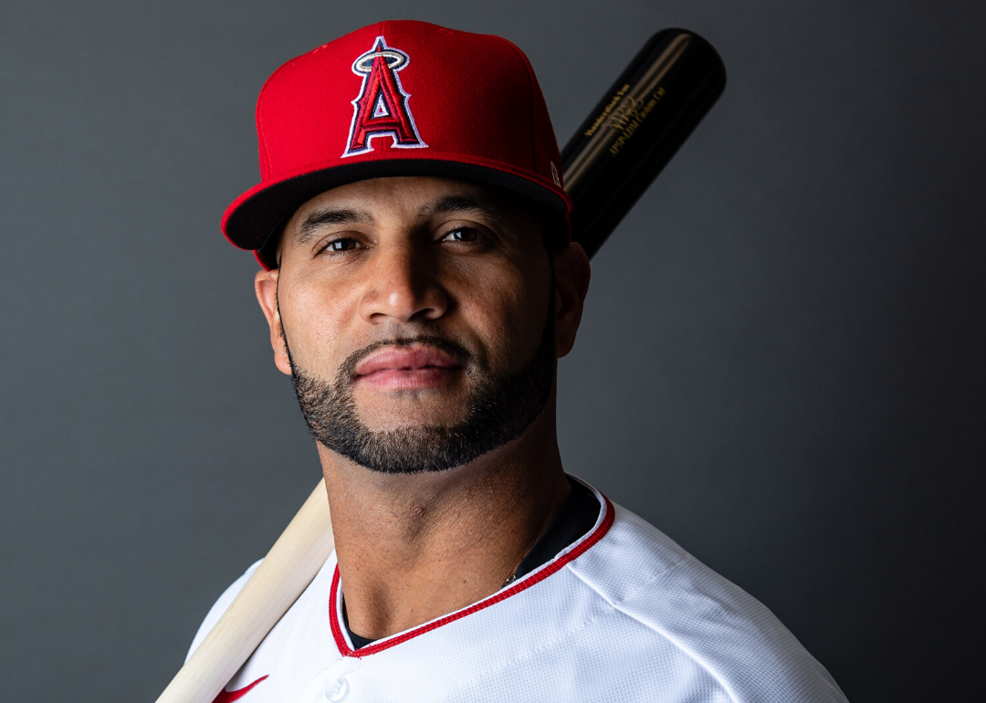 Albert Pujols poses for a photo.
