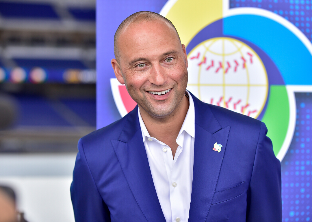 Derek Jeter appears at an event for the World Baseball Classic.