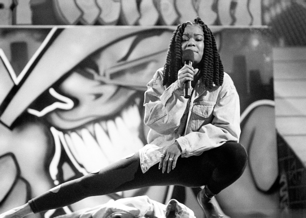 Diss Roxanne Shante performing.