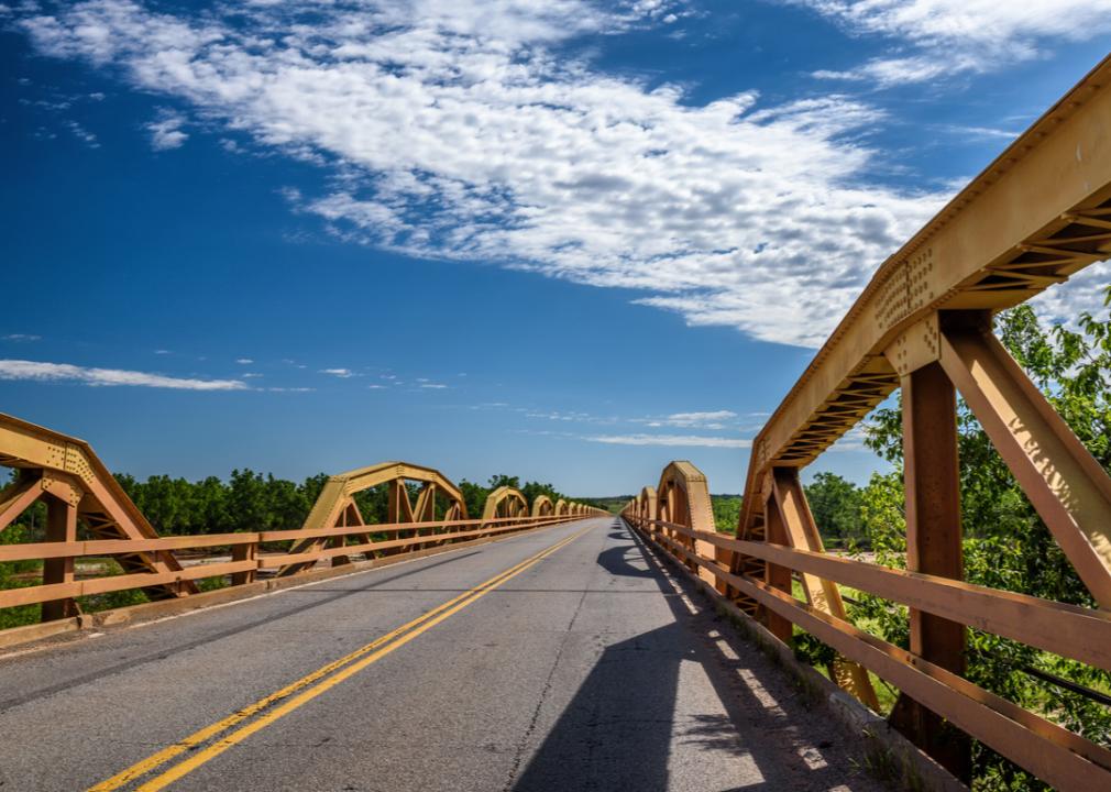 Pony Bridge on Route 66 in Oklahoma
