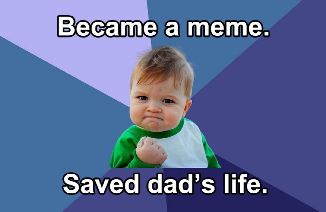 The "success kid" meme has been quite popular through the years.