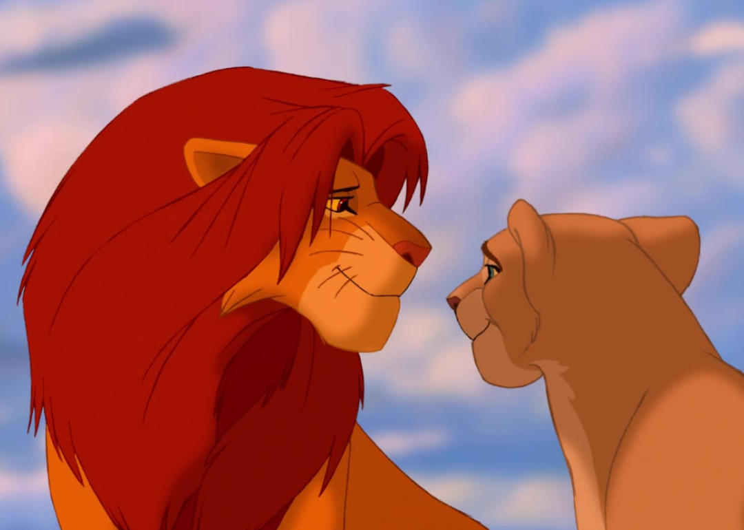 Matthew Broderick and Moira Kelly in The Lion King.